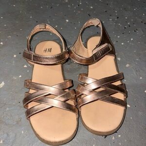 H&M Bronze Strappy kids Sandals